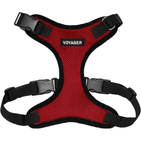 Voyager Step-In Lock Cat Harness - Adjustable Step-In Vest Harness for Small and Large Cats by Best Pet Supplies