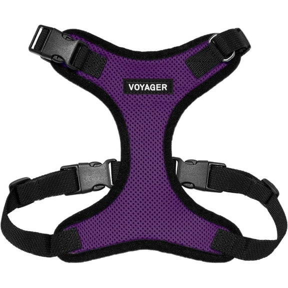 Voyager Step-In Lock Cat Harness - Adjustable Step-In Vest Harness for Small and Large Cats by Best Pet Supplies