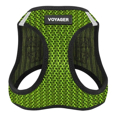 Best Pet Supplies - Voyager Step-in Air Pet Harness - All Weather Mesh - Lime Green (2-Tone), S