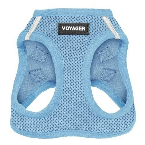 Voyager Step-in Air Dog Harness - All Weather Mesh Step in Vest Harness for Small and Medium Dogs and Cats by Best Pet Supplies - Harness (Baby Blue), S (Chest: 14.5-16")