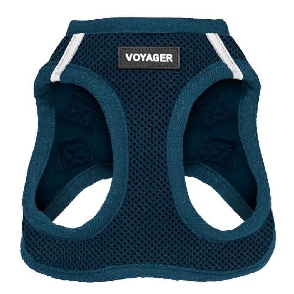 Voyager Step-in Air Dog Harness - All Weather Mesh Step in Vest Harness for Small and Medium Dogs and Cats by Best Pet Supplies - Harness (Blue), L (Chest: 18-20.5")