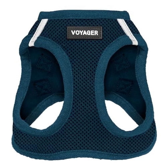 Voyager Step-in Air Dog Harness - All Weather Mesh Step in Vest Harness for Small and Medium Dogs and Cats by Best Pet Supplies - Harness (Blue), XS (Chest: 13-14.5")
