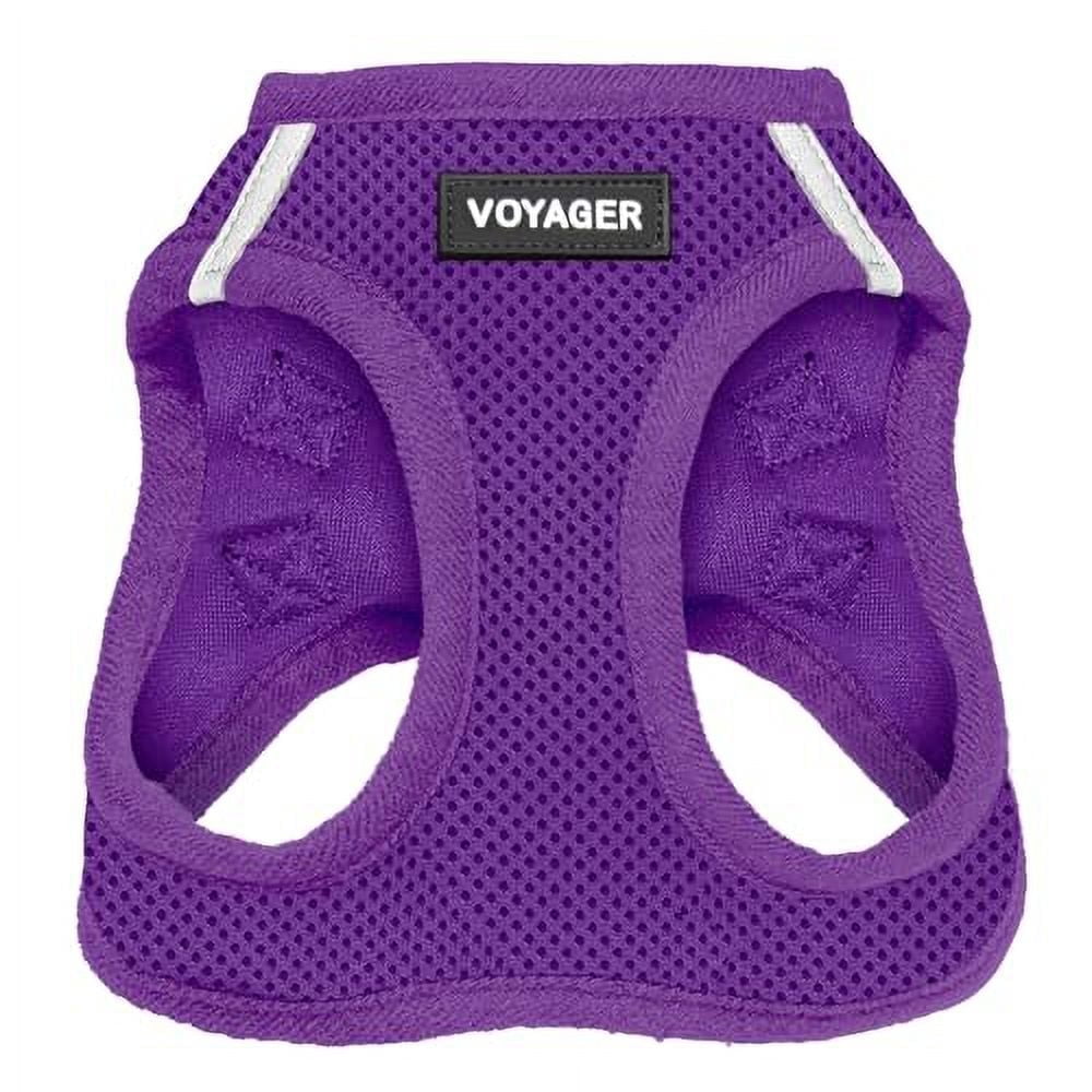 Voyager Step-in Air Dog Harness - All Weather Mesh Step in Vest Harness for Small and Medium Dogs and Cats by Best Pet Supplies - Harness (Purple), L (Chest: 18-20.5")