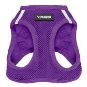Voyager Step-in Air Dog Harness - All Weather Mesh Step in Vest Harness for Small and Medium Dogs and Cats by Best Pet Supplies - Harness (Purple), M (Chest: 16-18")