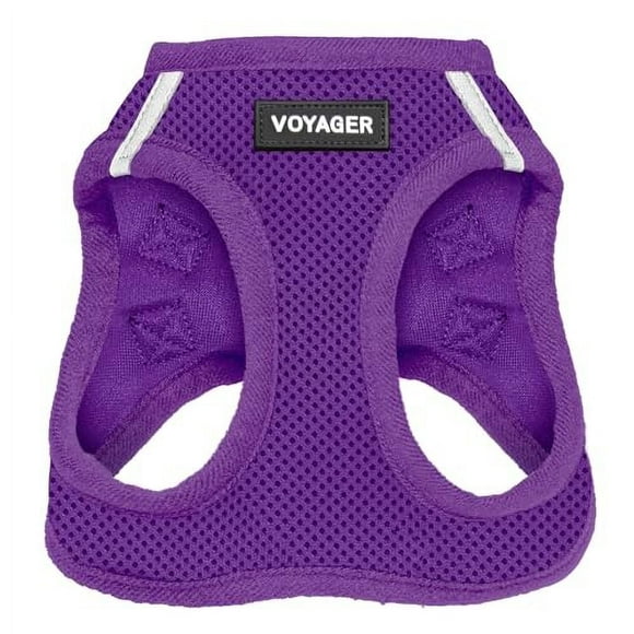 Voyager Step-in Air Dog Harness - All Weather Mesh Step in Vest Harness for Small and Medium Dogs and Cats by Best Pet Supplies - Harness (Purple), M (Chest: 16-18")