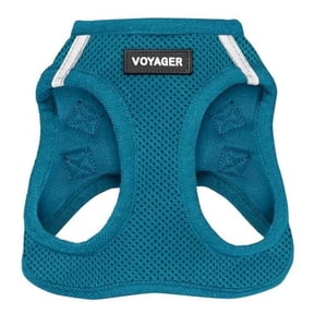 Voyager Step-in Air Dog Harness - All Weather Mesh Step in Vest Harness for Small and Medium Dogs and Cats by Best Pet Supplies - Harness (Turquoise), S (Chest: 14.5-16")