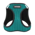 thumbnail image 1 of Voyager Step-in Air Dog Harness - All Weather Mesh Step in Vest Harness for Small and Medium Dogs and Cats - Harness (Turquoise 2-Tone), L (Chest: 18-20.5"), 1 of 8