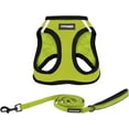 thumbnail image 1 of Voyager Step-in Air All Weather Mesh Harness and Reflective Dog 5 ft Leash Combo with Neoprene Handle, for Small, Medium and Large Breed Puppies - Lime/Black Trim, XXX-Small, 1 of 9