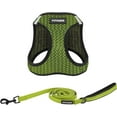 thumbnail image 1 of Voyager Step-In Air All Weather Mesh Harness & Reflective Dog Leash Combo w/ Neoprene Handle 5ft , For Small to Large Breed Dogs Cute & Heavy Duty, Best Pet Supplies- Lime Green 2Tone, XS, 1 of 9