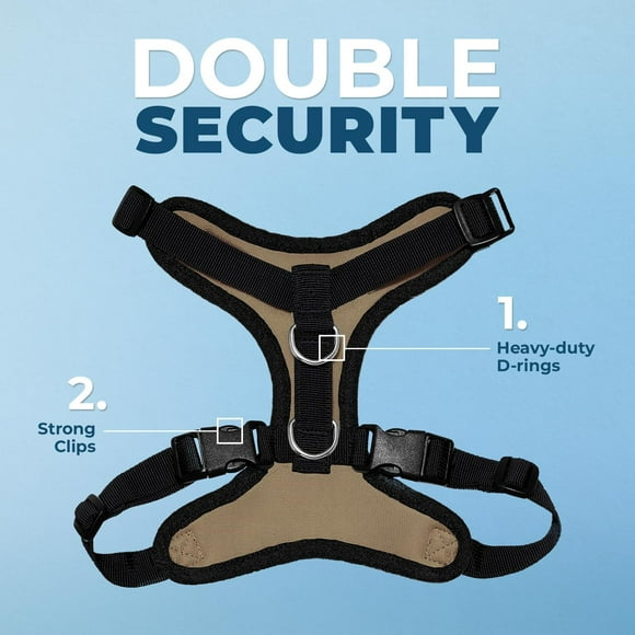 Voyager Step-in Lock Dog Harness w Reflective Dog Leash Combo Set with Neoprene Handle 5ft - Supports Small, Medium and Large Breed Puppies/Cats by - Army/Black Trim, L