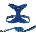 thumbnail image 1 of Voyager Step-in Lock Dog Harness w\ Reflective Dog Leash Combo Set with Neoprene Handle 5ft - Supports Small, Medium and Large Breed Puppies/Cats - Royal Blue, XXS, 1 of 9