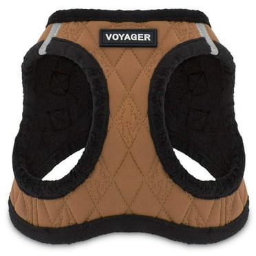 Voyager Step-in Plush Dog Harness by Best Pet Supplies - Beige Plush, Small