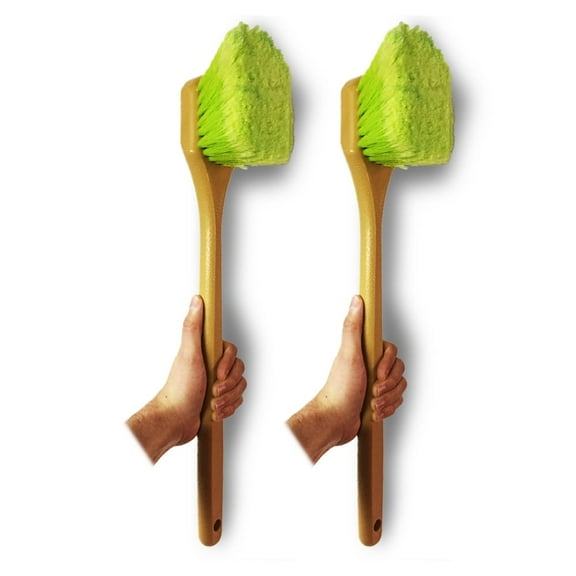 Voyager Tools 20" Car Wash Brushes 2PC Long Handle