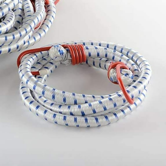 Voyager Tools Heavy Duty Elastic Tie Downs 96" Bungee Cord Moving Straps (Bag Of 6)