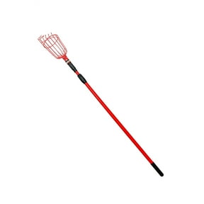 Voyager Tools Telescoping Fruit Picker Tool with Basket Extendable Pole for Fruit Picking