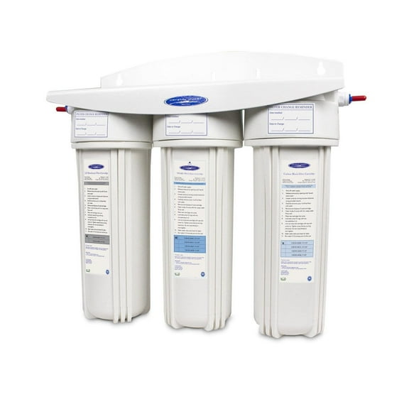 Voyager Triple Inline Water Filter System Filters 10000 gallons Multistage PLUS