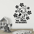 thumbnail image 1 of We Were Voyagers - Moana Disney Movie Quote Cute Pua The Pig Character Drawing Silhouette Vinyl Wall Art Wall Sticker Wall Decal Home Kids Study Room Boys Girls Room Décoration Décor Size (20x18 inch), 1 of 3