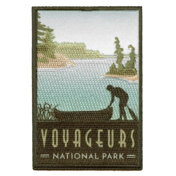 Voyageurs National Park Patch Minnesota Forest Waterways Sublimated Iron On