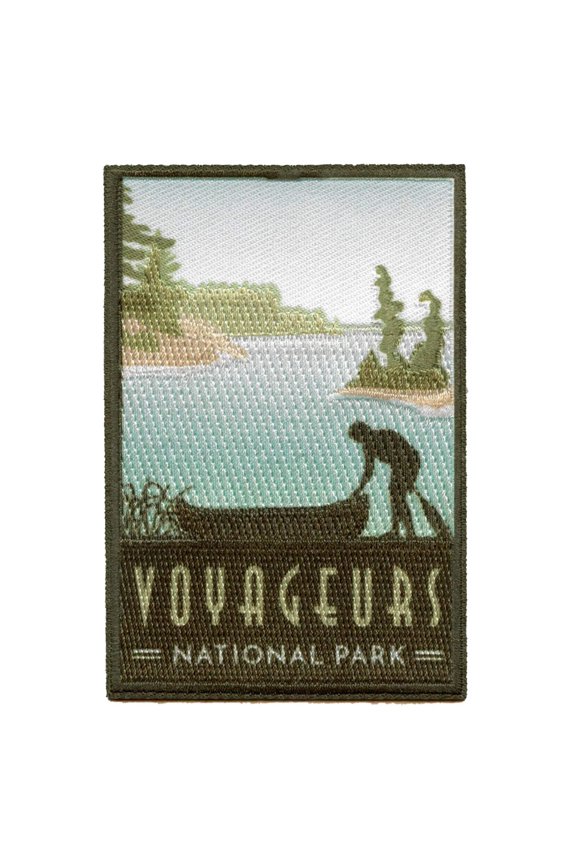 Voyageurs National Park Patch Minnesota Forest Waterways Sublimated Iron On