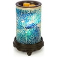 thumbnail image 1 of Vp Home Mosaic Glass Fragrance Warmer (Sapphire And Gold), 1 of 6