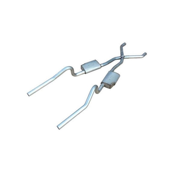 Vp Racing 70-74 Mopar E-Body 2.5in Header-Back Exhaust