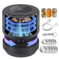 thumbnail image 1 of Vp06+ Mason Jar Vacuum Sealer  Electric For Jars With Wide And Regular Mouth Lids Cordless Handheld Vaccum Food Storage Ideal Present Mom Wife Black, 1 of 7