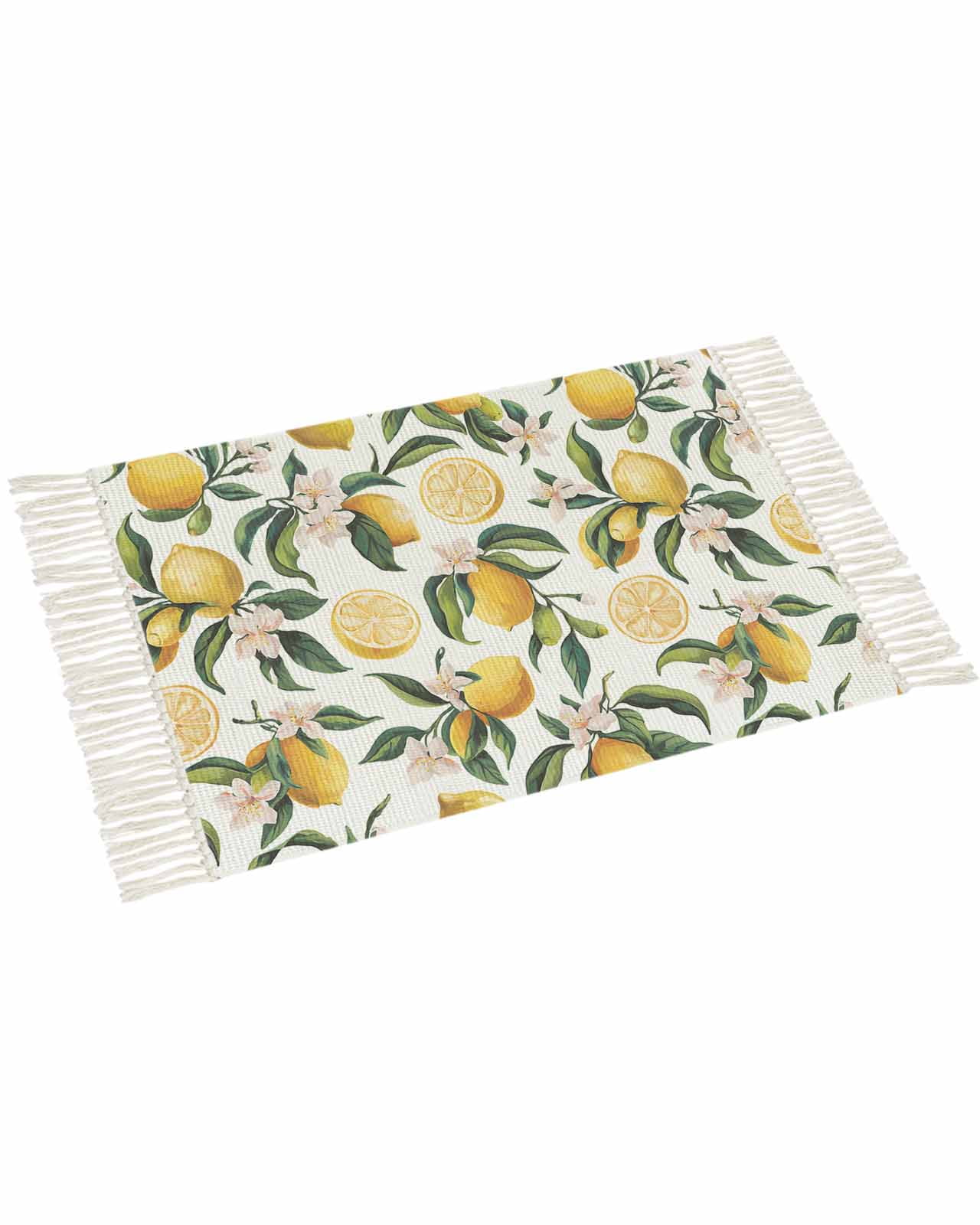 Vpkiifhi Lemon Large Area Rug for Living Room 4 x 6 Ft, Low Pile Floor ...