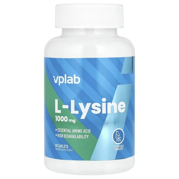Vplab L-Lysine, 1,000 mg, 90 Caplets