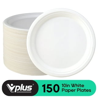 Great Value Everyday Disposable Paper Plates, 9in, 100ct - Walmart.com
