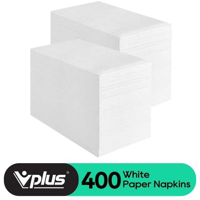 Vplus [400Pack] Paper Napkins for Bathroom