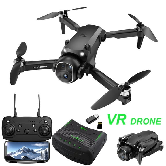 Vr Drone With Memory Card And Reader Virtual Reality Glasses Hd Camera 8Mins Flight Time Wifi Transmission Obstacle Avoidance