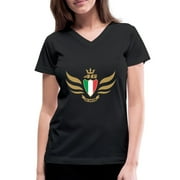 Vr46 The Doctor - Valentino Rossi - Italian Motorc Women's V-Neck T-Shirt