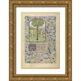 thumbnail image 1 of Vrelant, Wilem 23x32 Gold Ornate Wood Framed with Double Matting Museum Art Print Titled - Adam and Eve Eating the Forbidden Fruit, 1 of 4