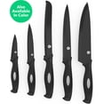thumbnail image 1 of Vremi 10 Piece Black Knife Set - 5 Kitchen Knives with 5 Knife Sheath Covers - C, 1 of 5