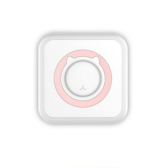 Vretti 57mm Portable Thermal Printer - Bluetooth Wireless Mini Photo Printer for iPhone & Android, 200DPI Inkless Sticker Maker for Lists, Notes, Labels (Pink)