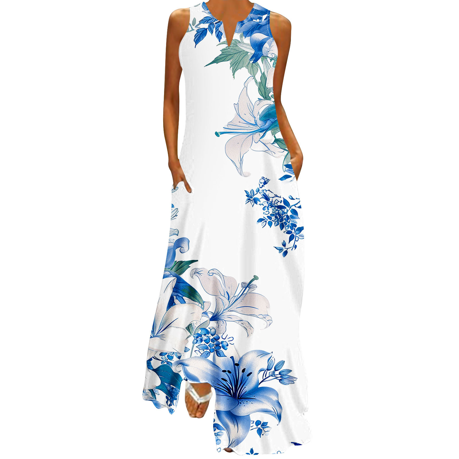 Walmart Membership Benefits Womens Summer Dresses withSleeves Maxi