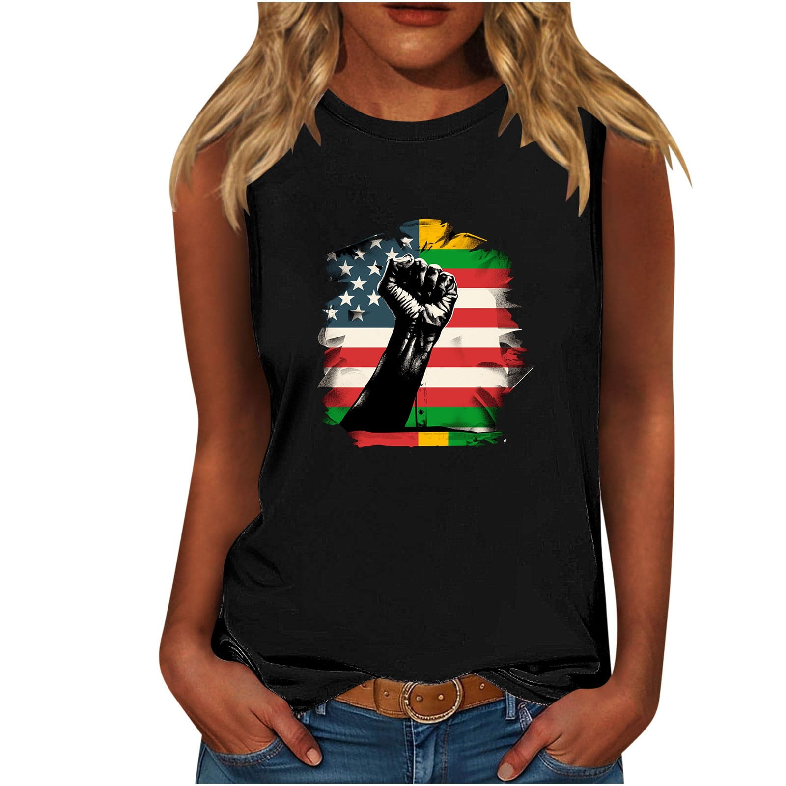 Vrhaik Funny Fourth Of July Tanks for Women 4Th Of July Tanks American
