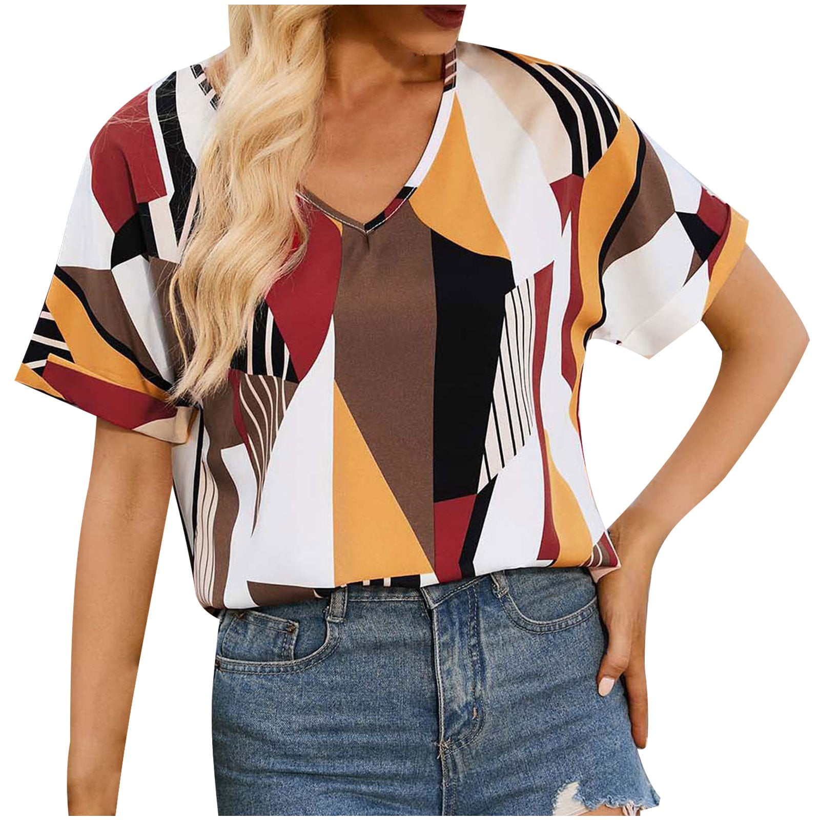 Vrhaik Womens Easter Blouses 2024 Womens Blouses Plus Size Plus Size