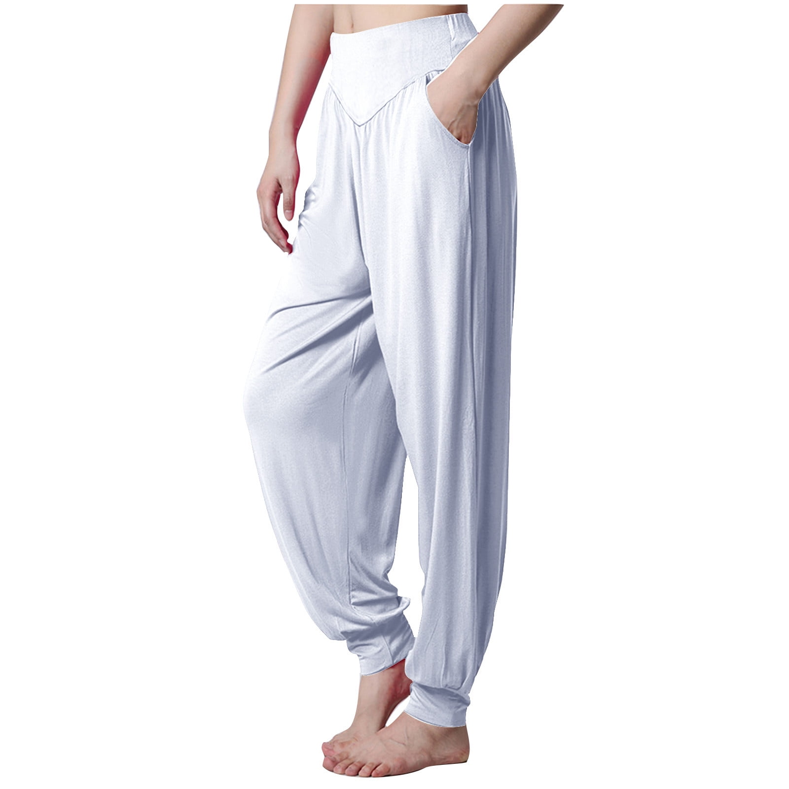 Vrhaik Yoga Lantern Pants for Women High Elastic Waist Workout Trousers ...