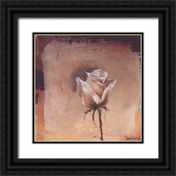 Vriesendorp, Heleen 12x12 Black Ornate Wood Framed with Double Matting Museum Art Print Titled - Alone I