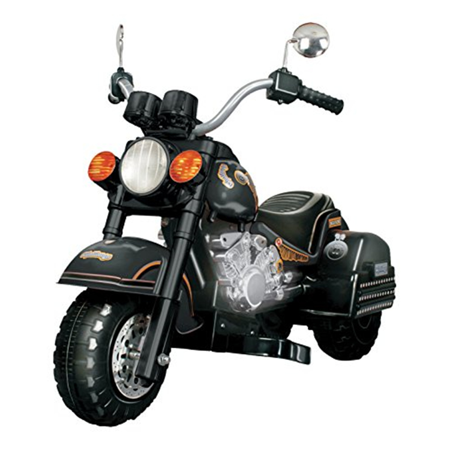 Vroom Rider Harley Style Chopper Style Limited Edition Motorcycle - Black - image 1 of 2
