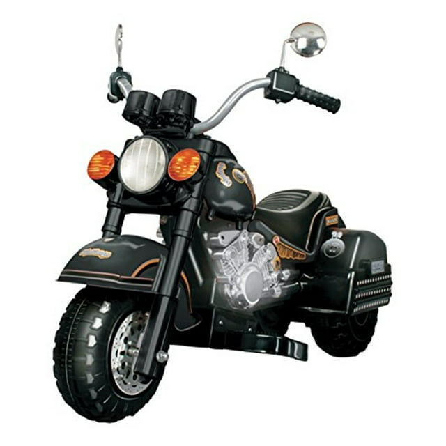 Vroom Rider Harley Style Chopper Style Limited Edition Motorcycle - Black