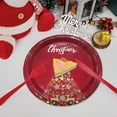 thumbnail image 1 of Vrorvz 10 Pack Tree Themed Long Lasting Disposable Tableware Set Christmas Plates Christmas Paper Plates Suit for Parties and Home Use 9.1in Red, 1 of 6