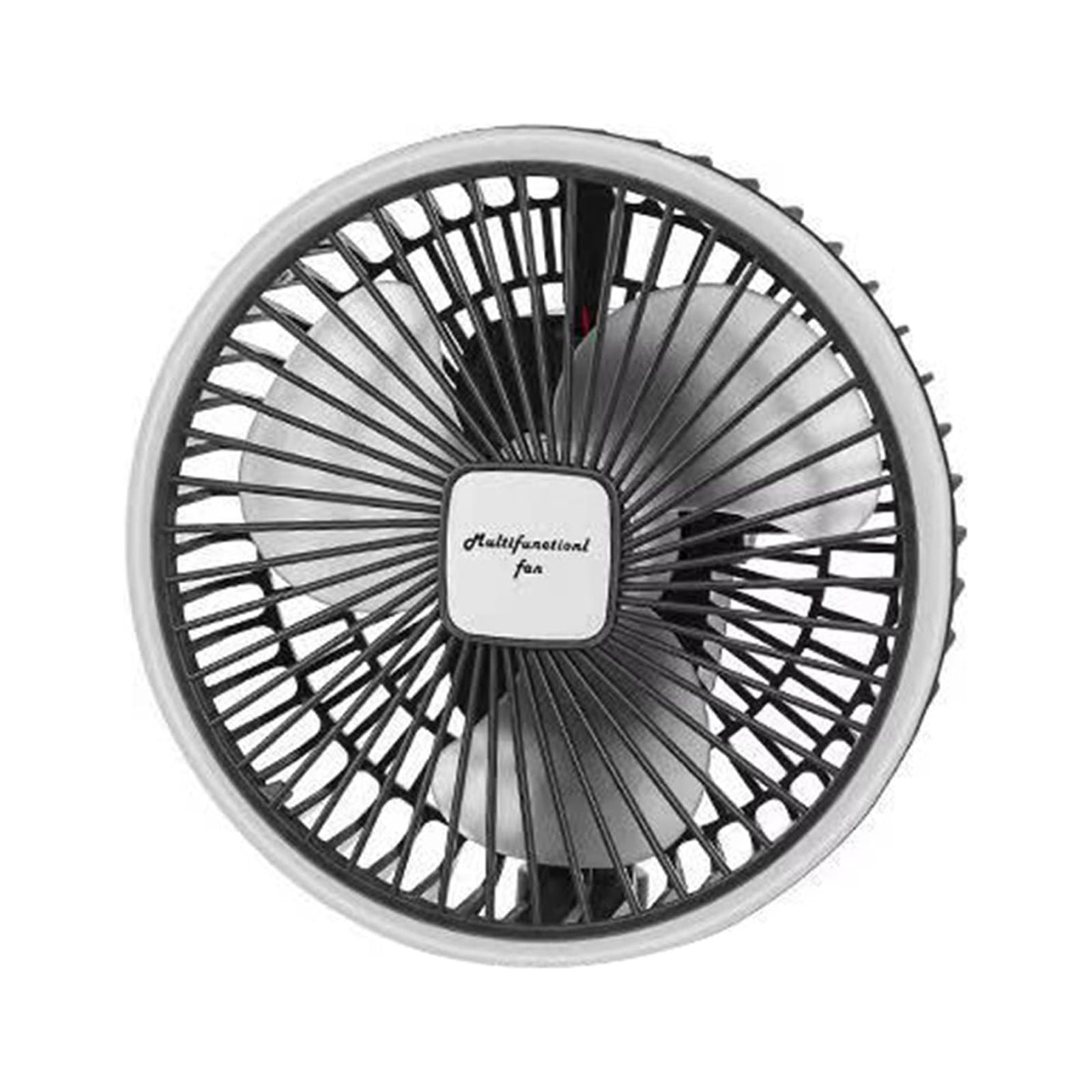Vrorvz 2400MA Portable Outdoor Camping Fan with Lamp USB Rechargeable Desktop and Wall Mounted Versatile for Dorm Office Living Room Study Room and Outdoor Use Adjustable Brightness