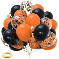 Vrorvz 30 Pack Balloons Fall Decorations Holiday Decorations Halloween Party Supplies Indoor Outdoor Birthday Props Orange