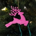 thumbnail image 1 of Vrorvz 5 Pack Christmas Tree Ornaments Christmas Decorations Christmas Tree Decorations Shimmering Pendant Ornaments Enhance Holiday Ambiance Suit for Home Office Party Celebrate Festive 2.4in Pink, 1 of 6