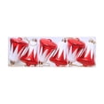 thumbnail image 1 of Vrorvz 6 Pack Christmas Hanging Ornaments with Keywords Shatterproof and Long Lasting for Festive Indoor Tree Decor 2.7in Red, 1 of 5