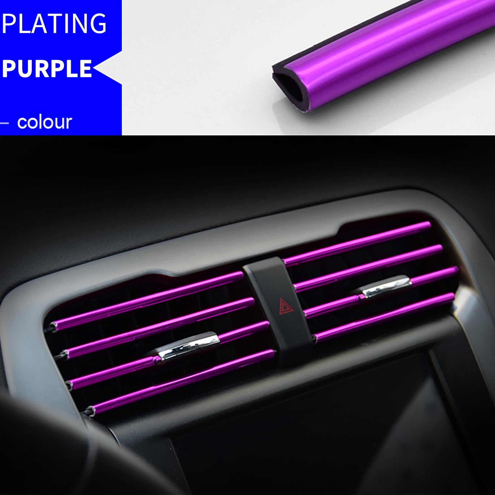 20 Pieces Car Air Conditioner Vent Outlet Decoration Strips Universal - Shop - View #10