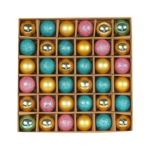 Vrorvz Christmas Decorations Christmas Ornaments Set Shatterproof Christmas Balls for Christmas Tree Holiday Decor Includes Decorative Hanging Baubles Suit for Ornament Commercial Party Home Office