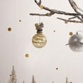thumbnail image 1 of Vrorvz Christmas Glass Pendant for Home Decor with Craftsmanship Suit for Living Rooms Bedrooms Gardens 3.5x2.4x2.4in Yellow, 1 of 4